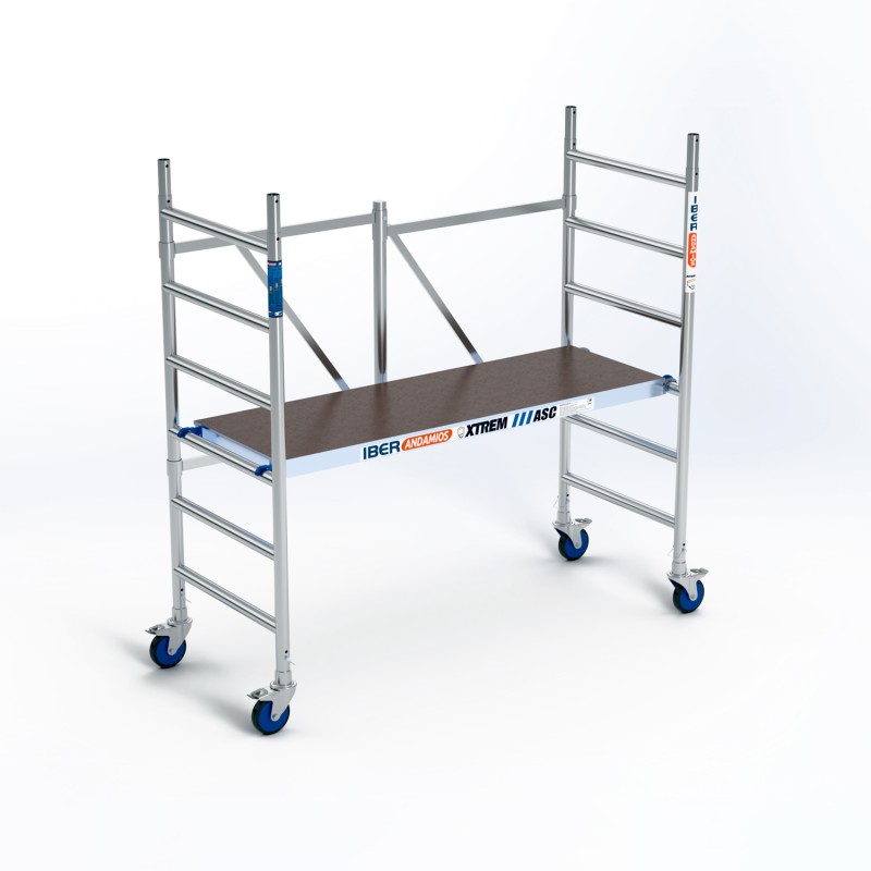 Andamio plegable XTREM 75x190x3 metros altura de trabajo plataforma sin trampillla