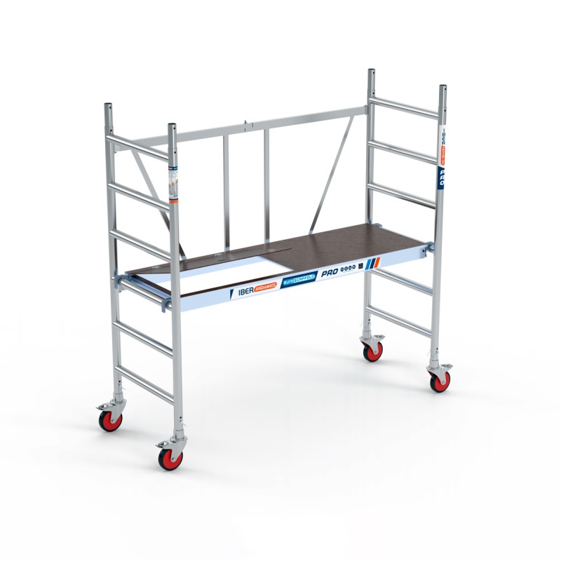 Andamio plegable 75x190  3 m Altura de trabajo. Plataforma C/T
