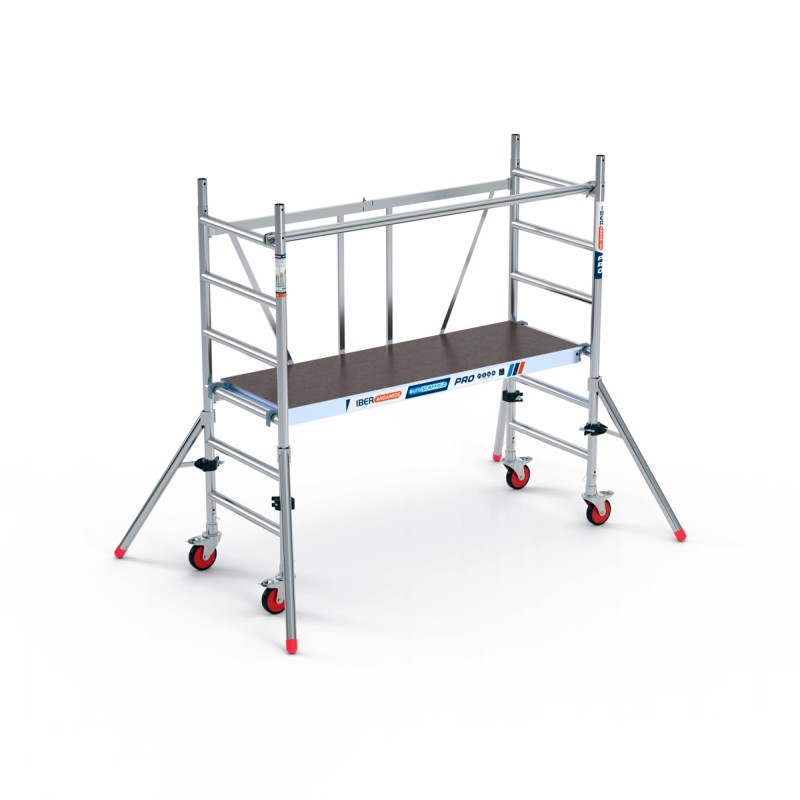Andamio plegable 75x190 de 3 mts S/T con estabilizadores MINI STAB