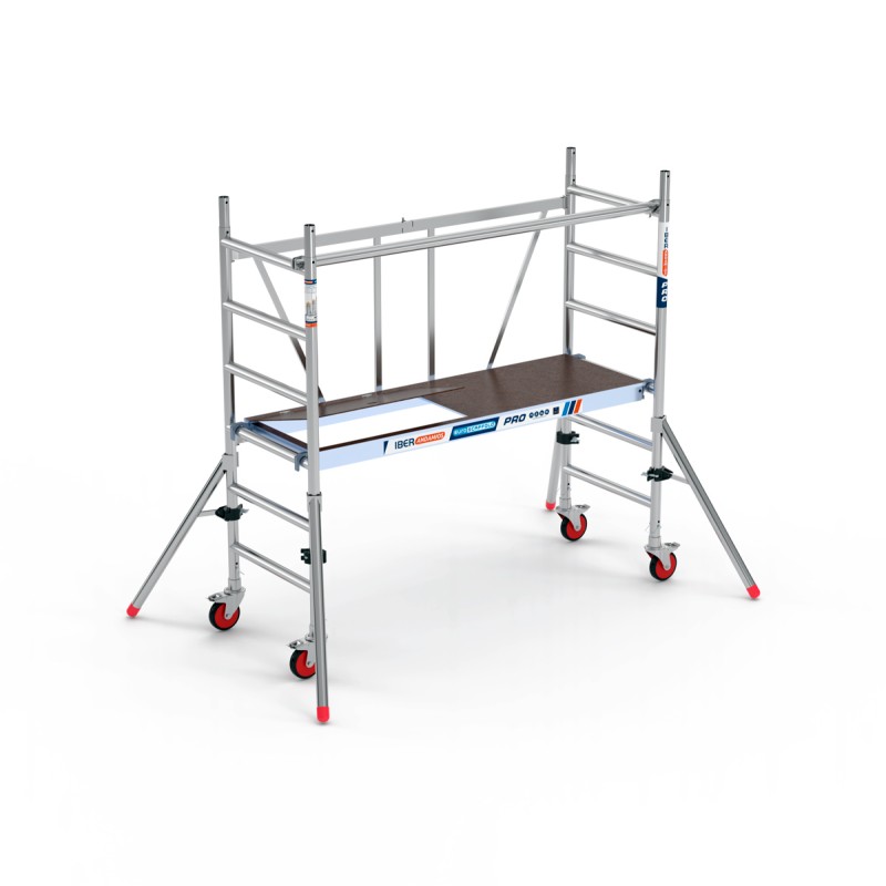 Andamio plegable 75x190 de 3 mts C/T con estabilizadores MINI STAB