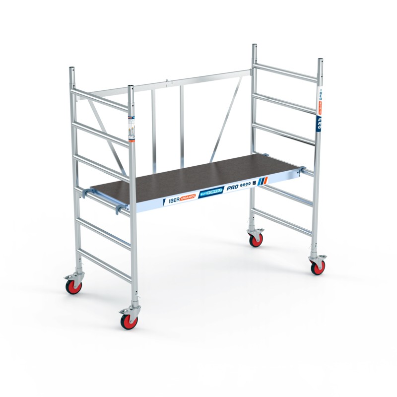 Andamio plegable 90x190 3,00 m Altura de trabajo Plataforma S/T
