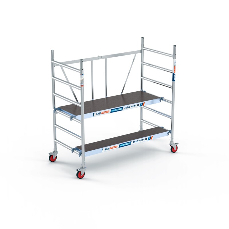 Andamio plegable 90x190 3 m Altura trabajo Plataforma S/T+plataforma 30 cm