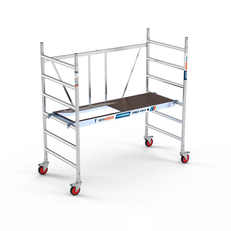 Andamio plegable 90x190 3,00 m Altura de trabajo Plataforma C/T