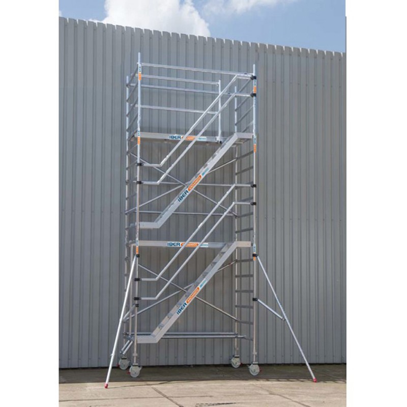 Torre de escaleras 135 x 190 x 6,2 m altura de trabajo