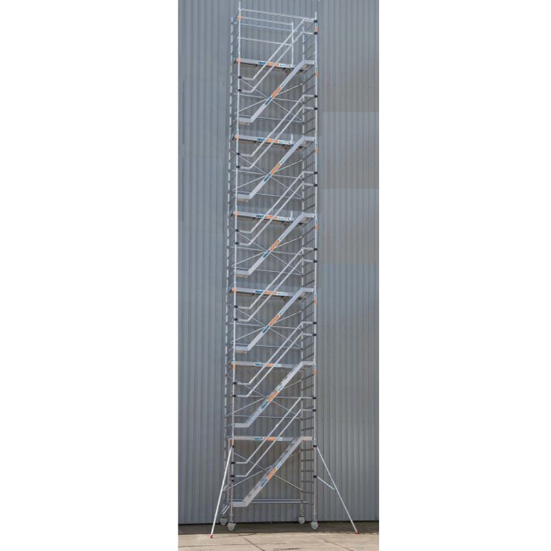 Torre de escaleras 135 x 190 x 14,2 m altura de trabajo