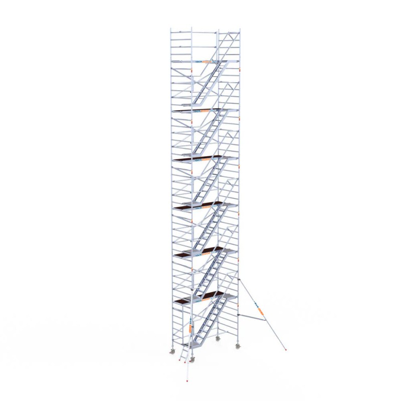 Torre de escaleras 135 x 250 x 14,2 m altura de trabajo