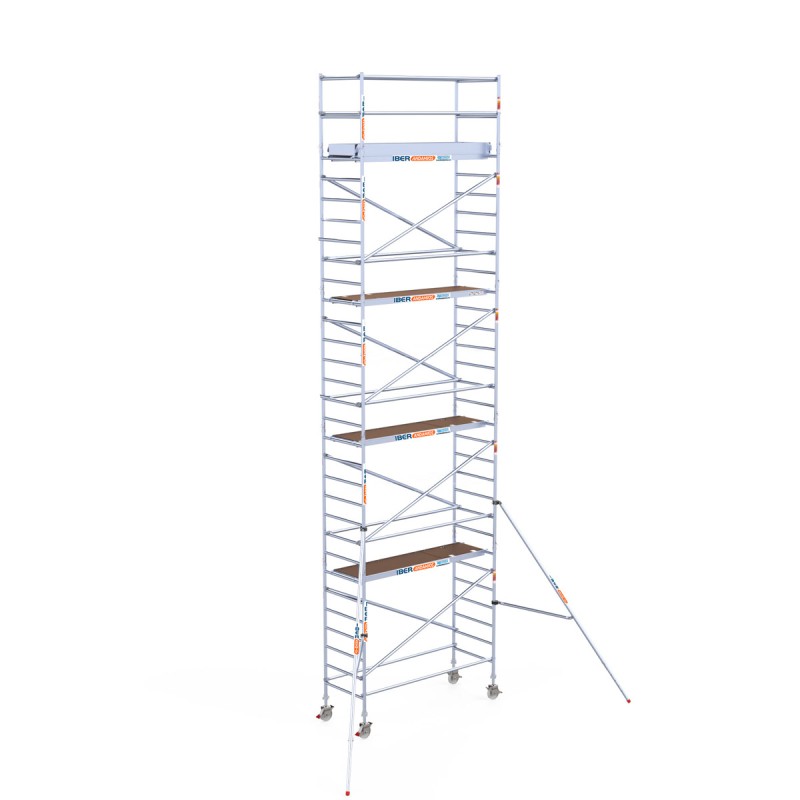 Torre andamio móvil plus de aluminio IBERANDAMIOS 90 x250x1020 altura de trabajo