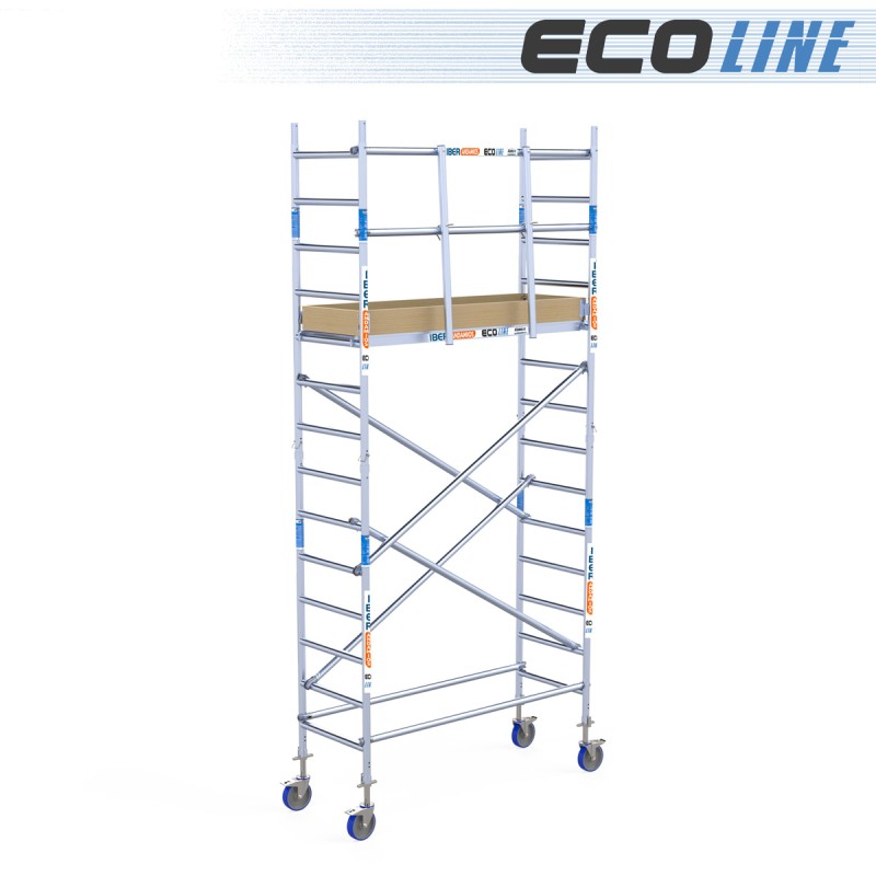 Torre Andamio Eco Light 75x190 - 5,20 m Altura de trabajo