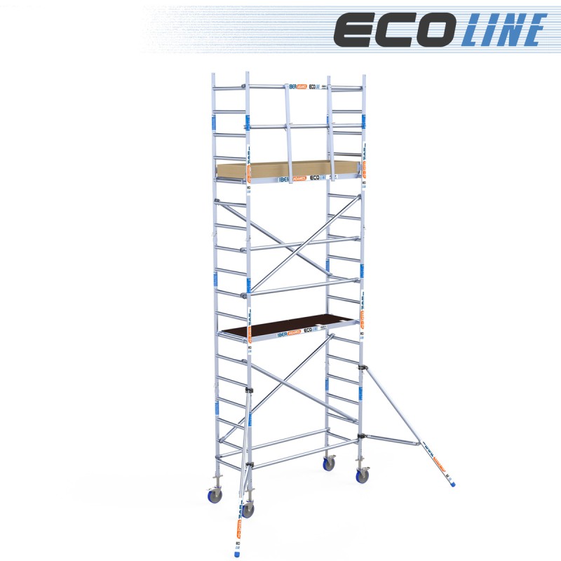 Torre Andamio Eco Light 75x190 - 6,20 m Altura de trabajo