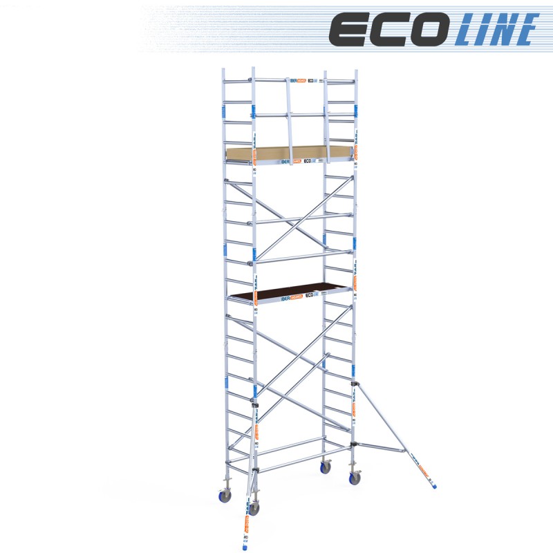 Torre Andamio Eco Light 75x190 - 7,20 m Altura de trabajo