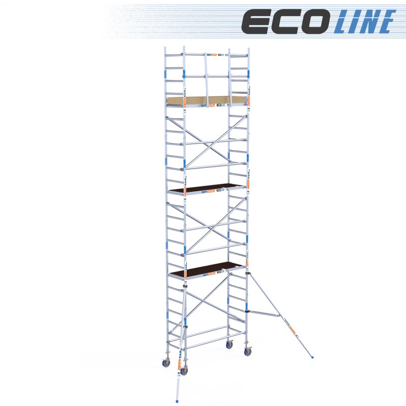 Torre Andamio Eco Light 75x190 - 8,20 m Altura de trabajo