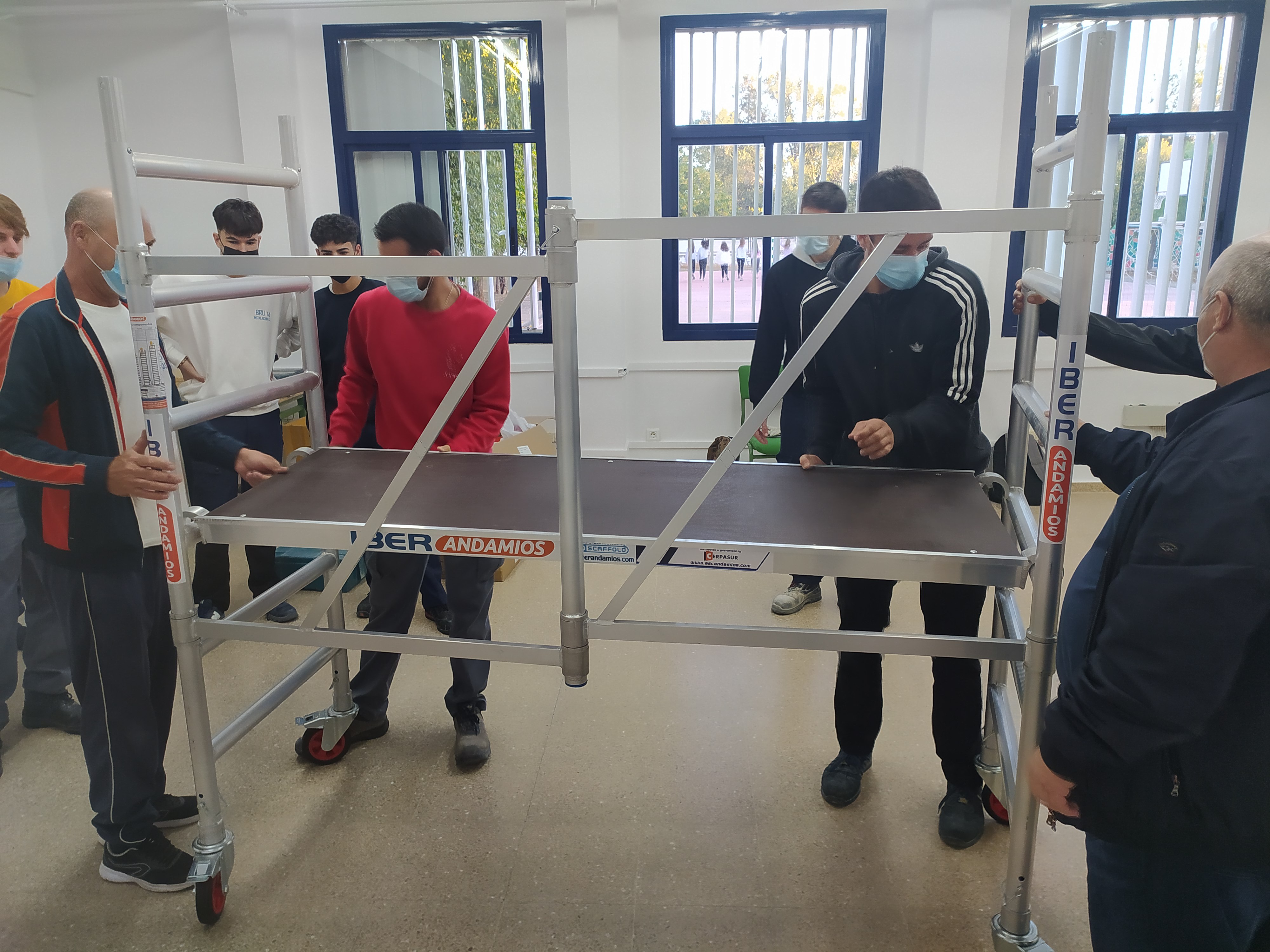 IBERANDAMIOS apuesta por la formación uso de andamios